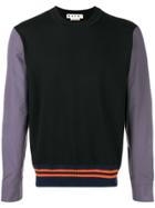 Marni Contrast Panel Hybrid Sweater - Black