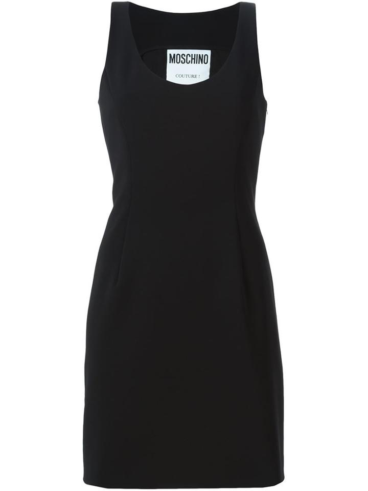Moschino Scoop Neck Mini Dress