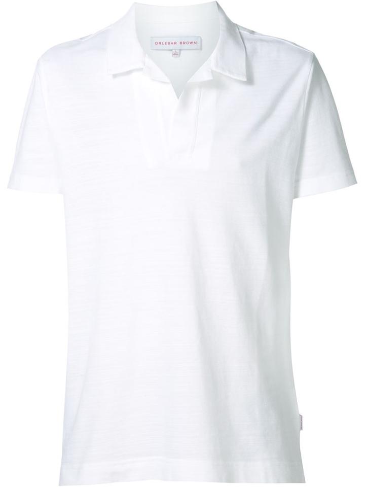 Orlebar Brown 'the Felix' Polo Shirt, Men's, Size: Xl, White, Cotton
