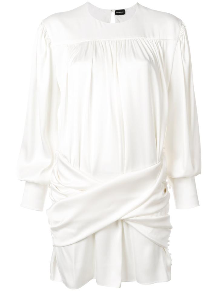 Magda Butrym Draped Front Dress - Nude & Neutrals