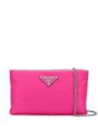 Prada Small Padded Chain Clutch - Pink