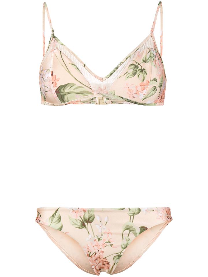 Zimmermann Prima Hydrangea Bikini - Yellow & Orange