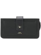 A.p.c. Zipped Wallet - Black
