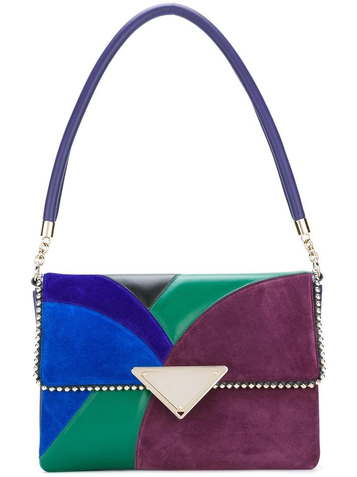 Sara Battaglia 'isabelle' Shoulder Bag, Women's, Calf Leather/polyester
