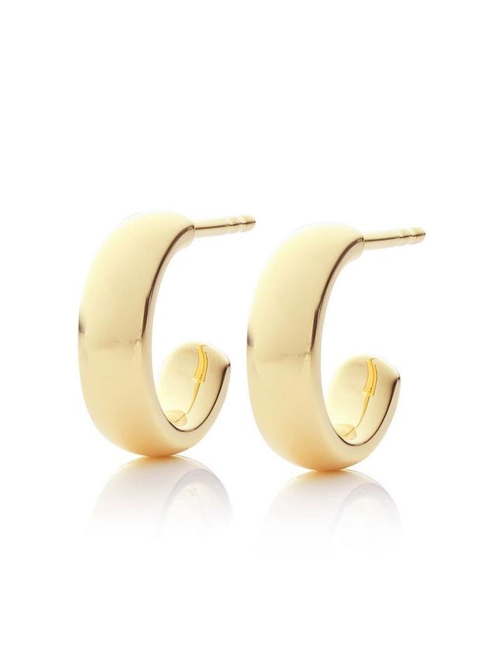 Monica Vinader Fiji Mini Hoop Earrings - Gold