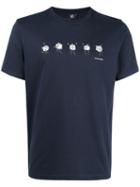Ps By Paul Smith - Dice Motif T-shirt - Men - Organic Cotton - M, Blue, Organic Cotton