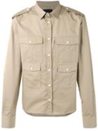 Diesel Black Gold Pocketed Shirt Jacket, Men's, Size: 50, Nude/neutrals, Cotton