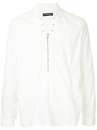 John Undercover Front Zipped Shirt - White