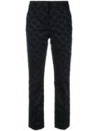 Dorothee Schumacher - Cropped Trousers - Women - Polyamide/polyester/spandex/elastane/acetate - 4, Blue, Polyamide/polyester/spandex/elastane/acetate