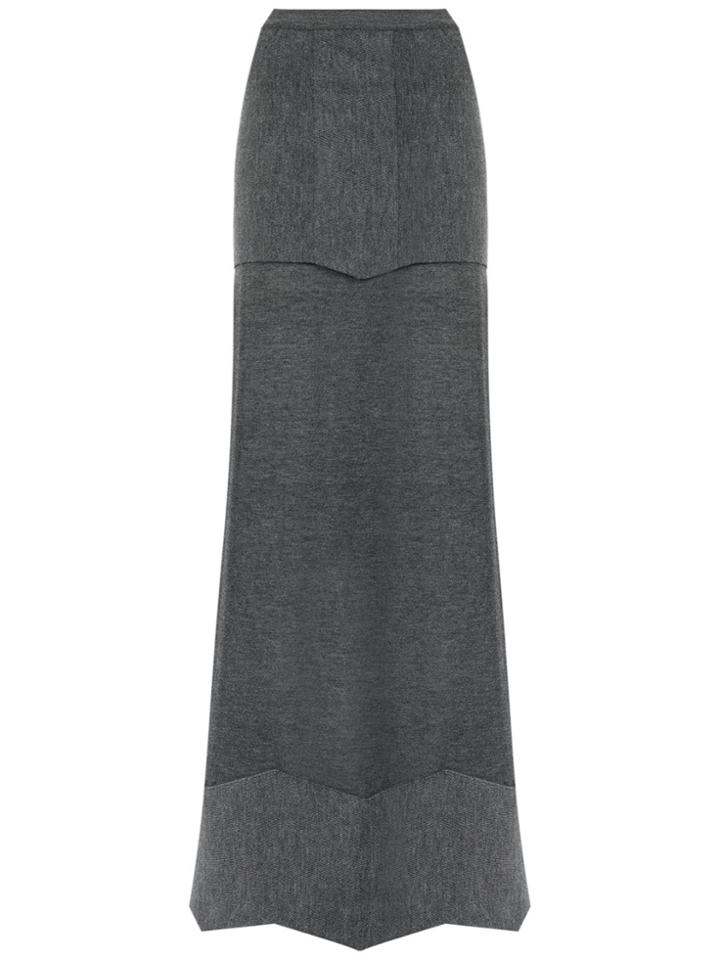 Andrea Bogosian Panelled Maxi Skirt - Grey