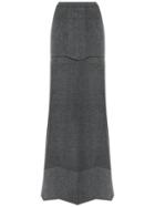Andrea Bogosian Panelled Maxi Skirt - Grey