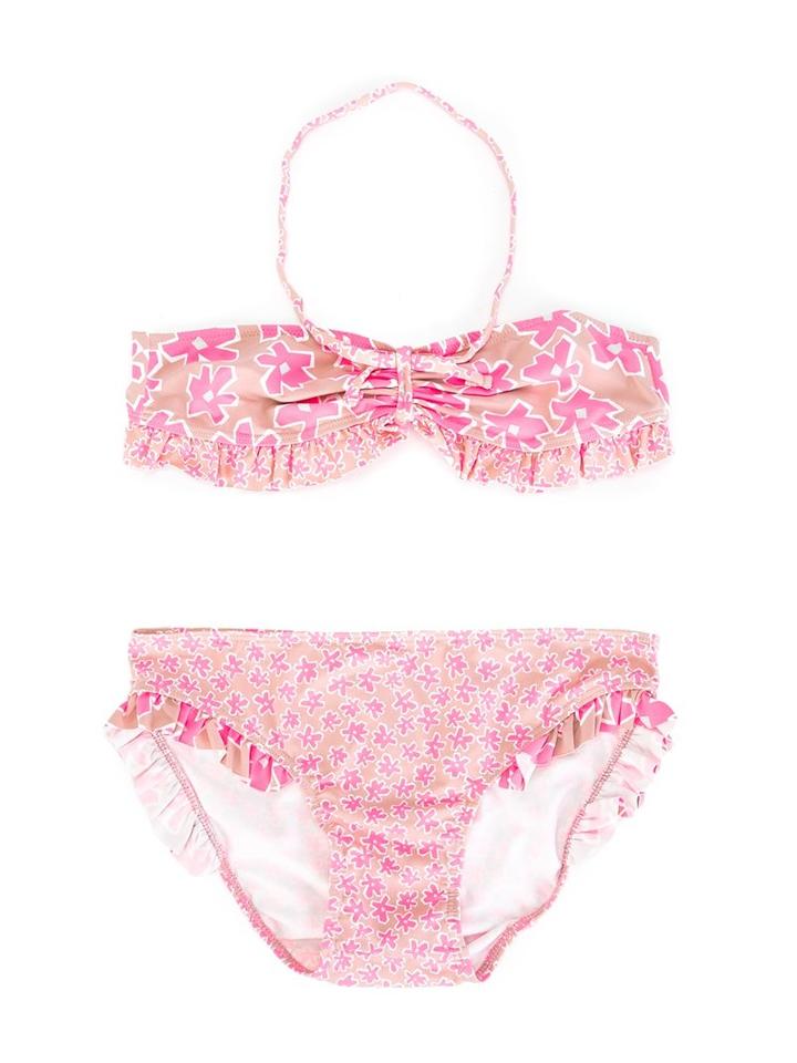 Stella Mccartney Kids Graphic Flowers Marilene Bikini, Girl's, Size: 14 Yrs, Pink/purple