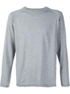 321 Long-sleeved Sweatshirt, Men's, Size: Medium, Grey, Cotton