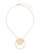 Balmain Medal Pendant Necklace - Metallic