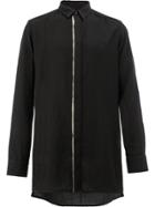 Cedric Jacquemyn Zip Detail Shirt - Black