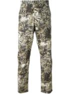 No21 Jungle Print Tailored Trousers, Men's, Size: 50, Cotton