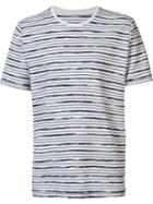 Outerknown Striped T-shirt, Men's, Size: Small, White, Cotton