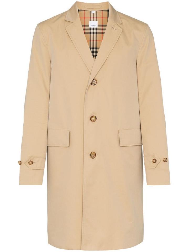 Burberry Single-breasted Trench Coat - Neutrals