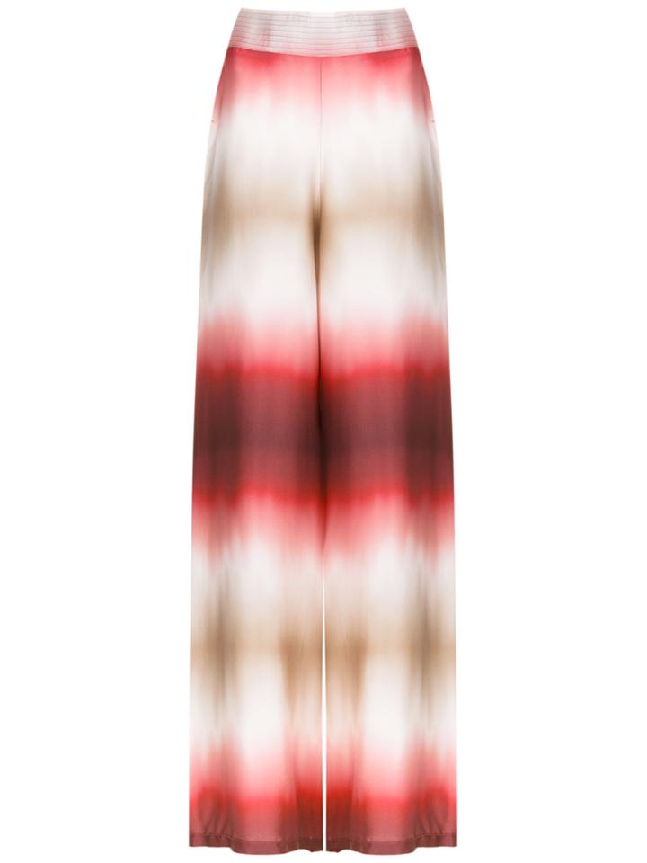 Amir Slama Silk Tie Dye Trousers - Red