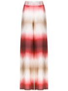 Amir Slama Silk Tie Dye Trousers - Red