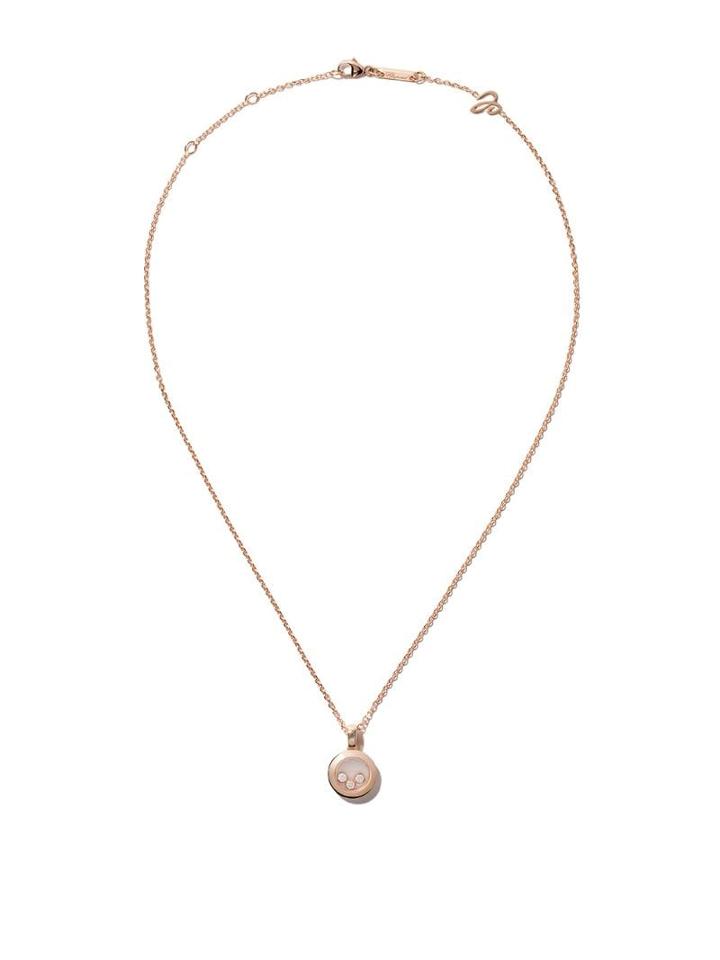 Chopard 18kt Rose Gold Happy Diamonds Icons Necklace
