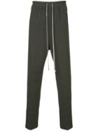 Rick Owens Tapered Drawstring Trousers - Green