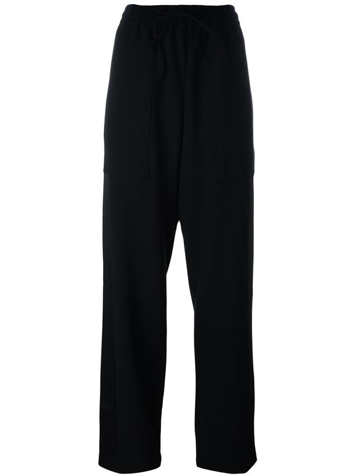 Joseph Loose Fit Trousers, Women's, Size: 34, Black, Spandex/elastane/acetate/virgin Wool
