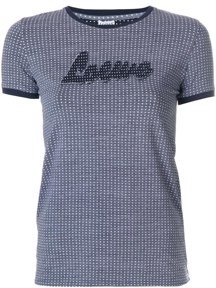 Loewe Polka Dot Logo T-shirt - Blue