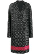 Haider Ackermann Jacquard Coat - Black