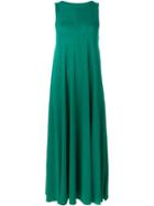 Mm6 Maison Margiela Sleeveless Maxi Dress, Women's, Size: L, Green, Viscose/polyamide