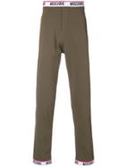 Moschino Logo Band Detail Track Pants - Green