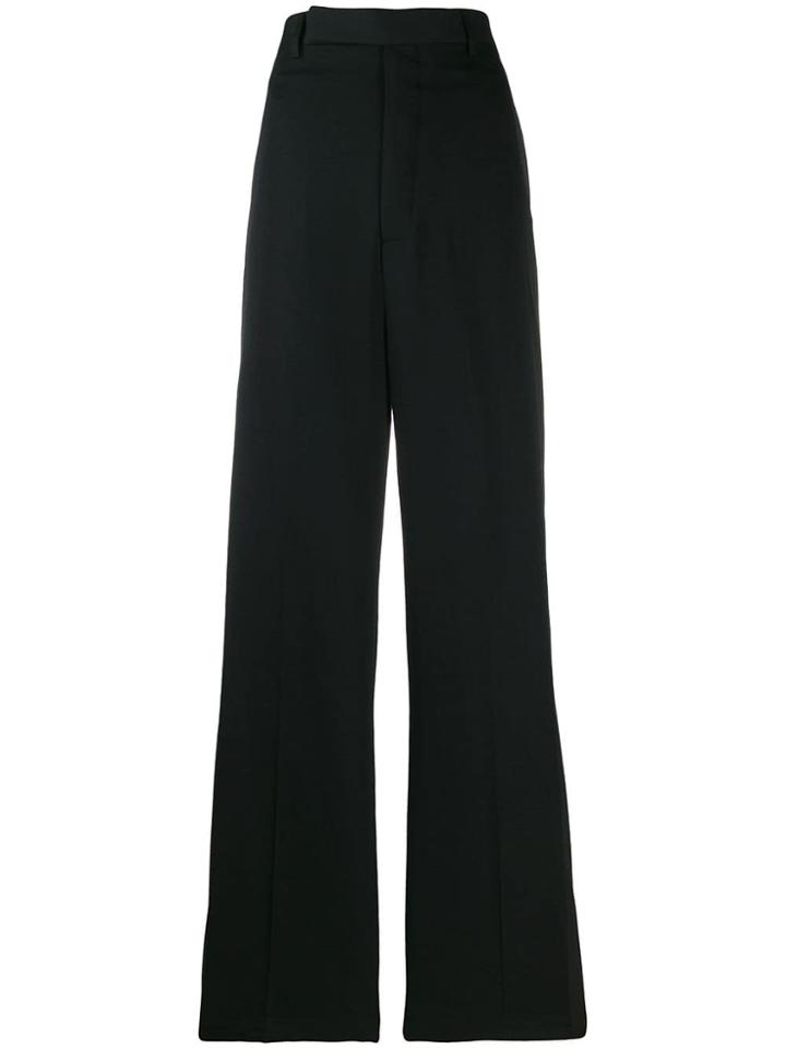 Rick Owens Wide Leg Trousers - Black