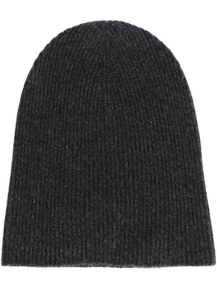 Helmut Lang Cashmere Beanie, Women's, Grey, Cashmere