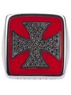 Gavello Gold Cross Ring - Metallic