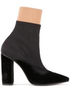 Lalo Pointed Toe Ankle Boots - Black