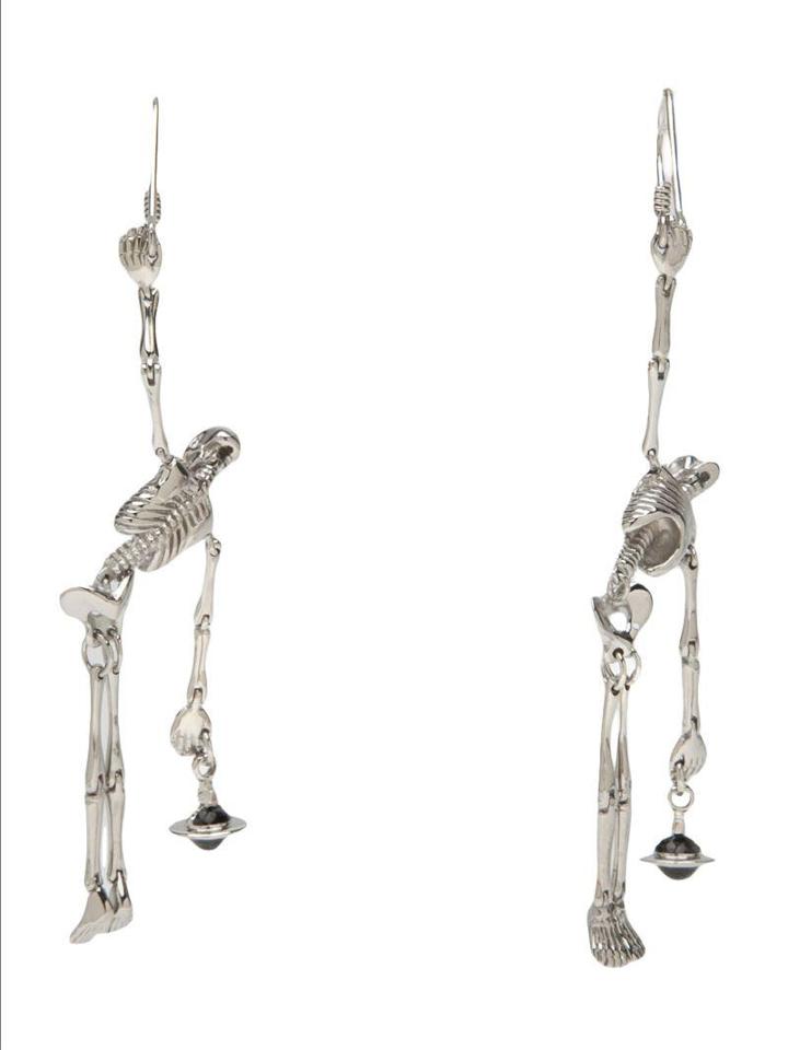 Vivienne Westwood Skeleton Drop Earring