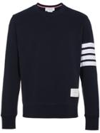 Thom Browne 4 Bar Stripe Sweatshirt - Blue