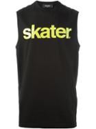 Dsquared2 Skater Print Tank Top, Men's, Size: Xl, Black, Cotton