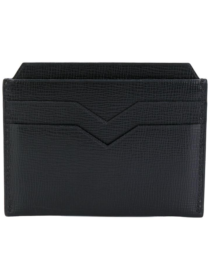 Valextra Geometric Cardholder - Black