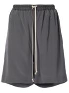 Rick Owens Drawstring Shorts - Grey