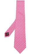 Salvatore Ferragamo Sheep Print Tie - Pink & Purple