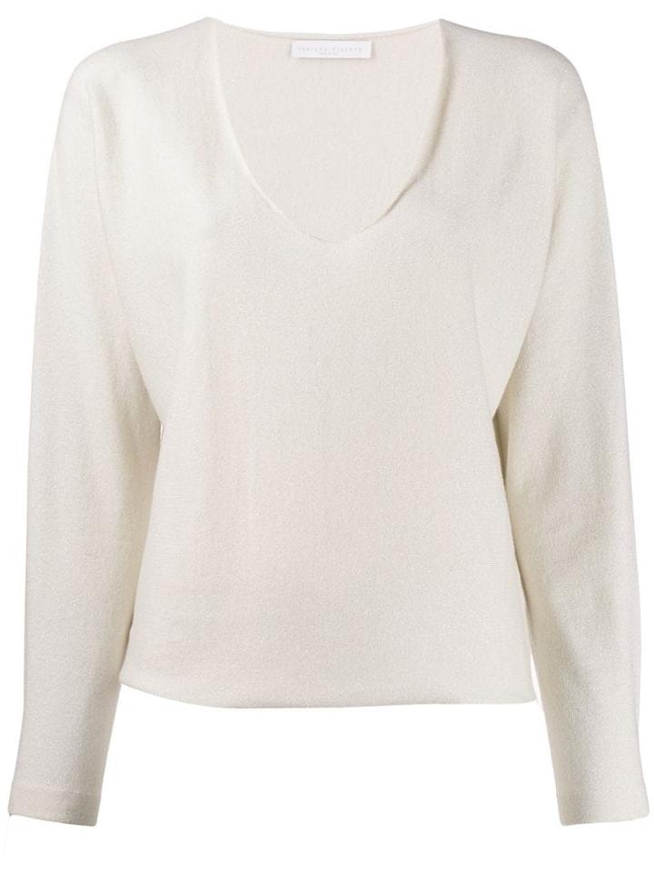 Fabiana Filippi Loose-fit Pullover - White