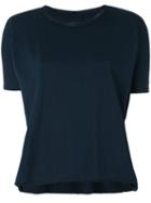 Kristensen Du Nord - Short Sleeve T-shirt - Women - Cotton - 2, Blue, Cotton