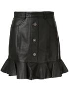 Aje Short Ruffled Skirt - Black