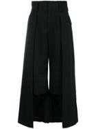 Comme Des Garçons Noir Kei Ninomiya Double-layer Cropped Trousers -