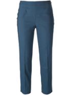 Piazza Sempione Cropped Slim Fit Trousers