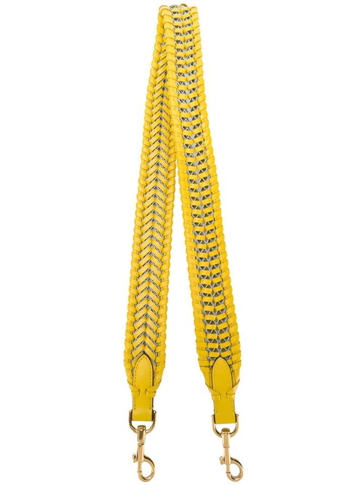 Anya Hindmarch Woven Shoulder Strap - Yellow