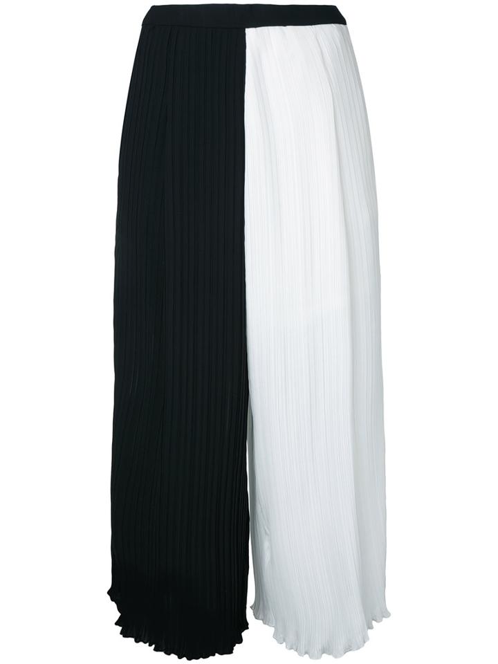Lydia L. - Lucile Pleated Culottes - Women - Polyester - 42, Black, Polyester