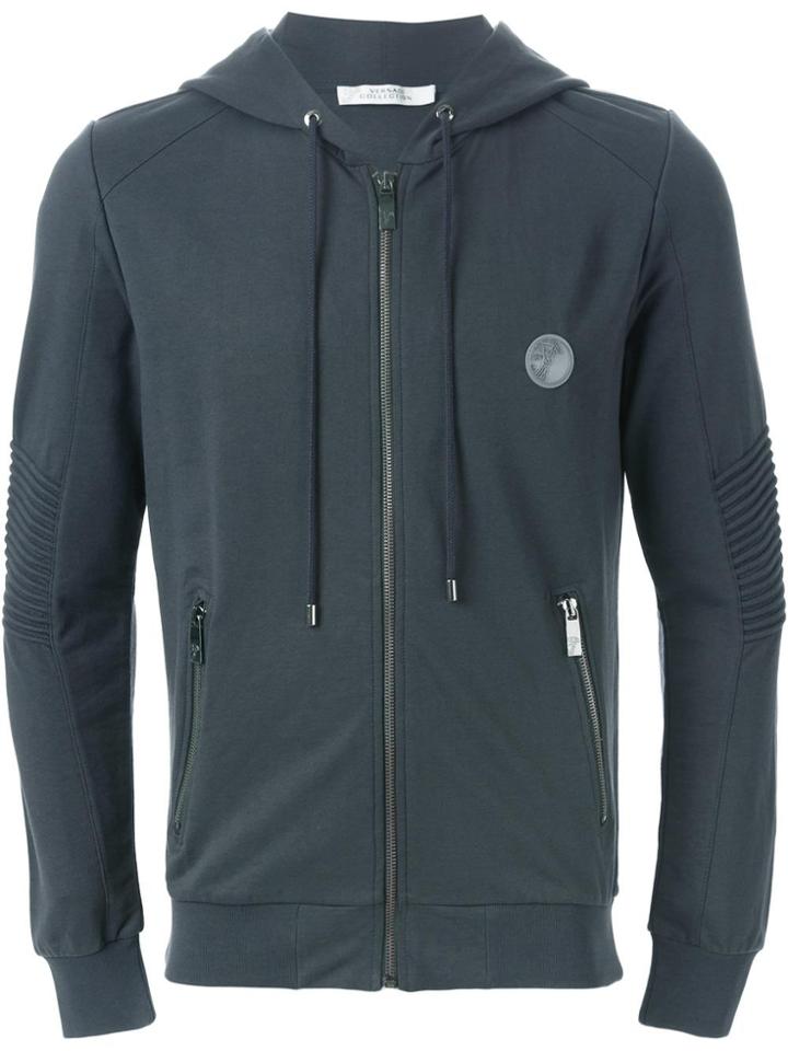 Versace Collection Medusa Hoodie - Grey