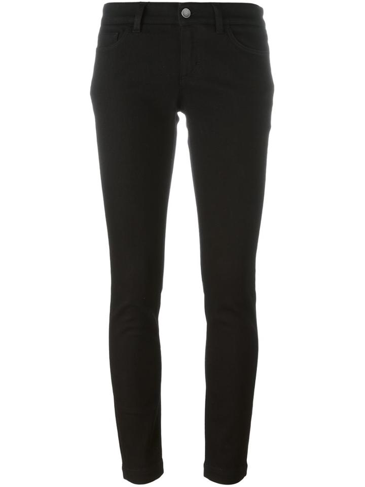 Dolce & Gabbana Skinny Jeans, Women's, Size: 42, Black, Cotton/spandex/elastane